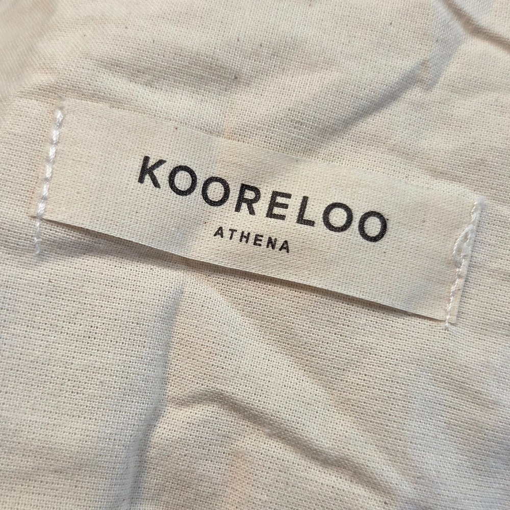 Kooreloo Athena Natural Cotton Canvas Drawstring Dust Bag Cream 16.5x15